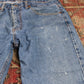 Levi's 505 W34 L29 Straight Leg Regular Fit Blue Denim Jeans