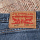 Levi's 505 W34 L30 Straight Leg Regular Fit Blue Denim Jeans