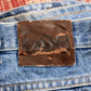 Lee W36 L32 Straight Leg Regular Fit Blue Denim Jeans