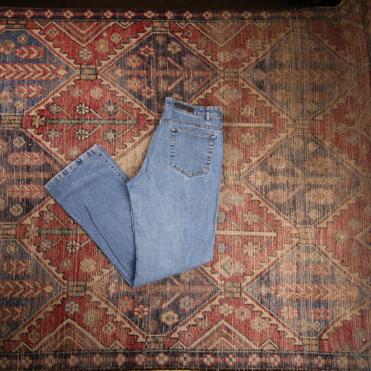 Lee W30 L31 Straight Leg Loose Fit Blue Denim Jeans