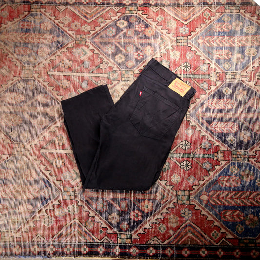 Levi's Workwear W40 L28 Straight Leg Black Denim Jeans