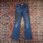 Levi's 725 W24 L28 Flared Blue Denim Jeans