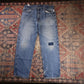 Levi's 550 W38 L30 Tapered Leg Relaxed Fit Blue Denim Jeans