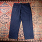 Dickies W38 L30 Straight Leg Relaxed Fit Blue Cotton Blend Trousers