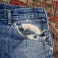 Lee W30 L30 Straight Leg Relaxed Fit Classic Ripped Style Blue Denim Jeans