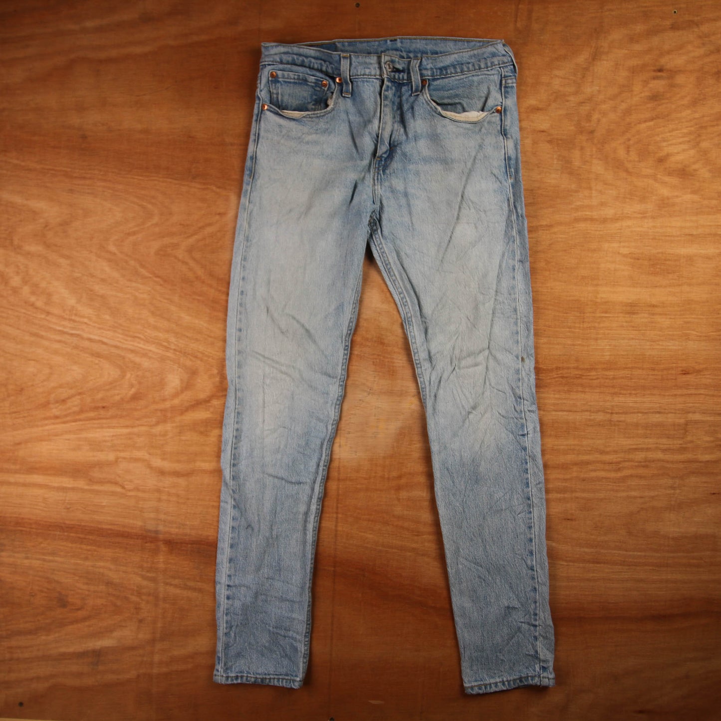 Levi's 511 Red Tab W30 L30 Slim Fit Blue Denim Jeans