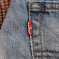 Levi's 505 W28 L27 Straight Leg Regular Fit Blue Denim Jeans