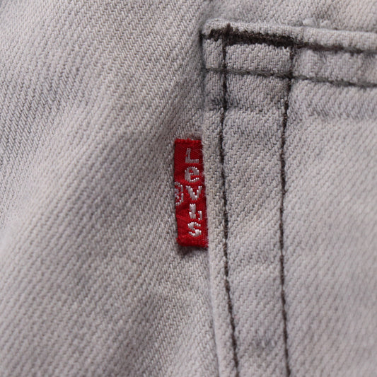 Levi's 514 W36 L31 Straight Leg Grey Denim Jeans