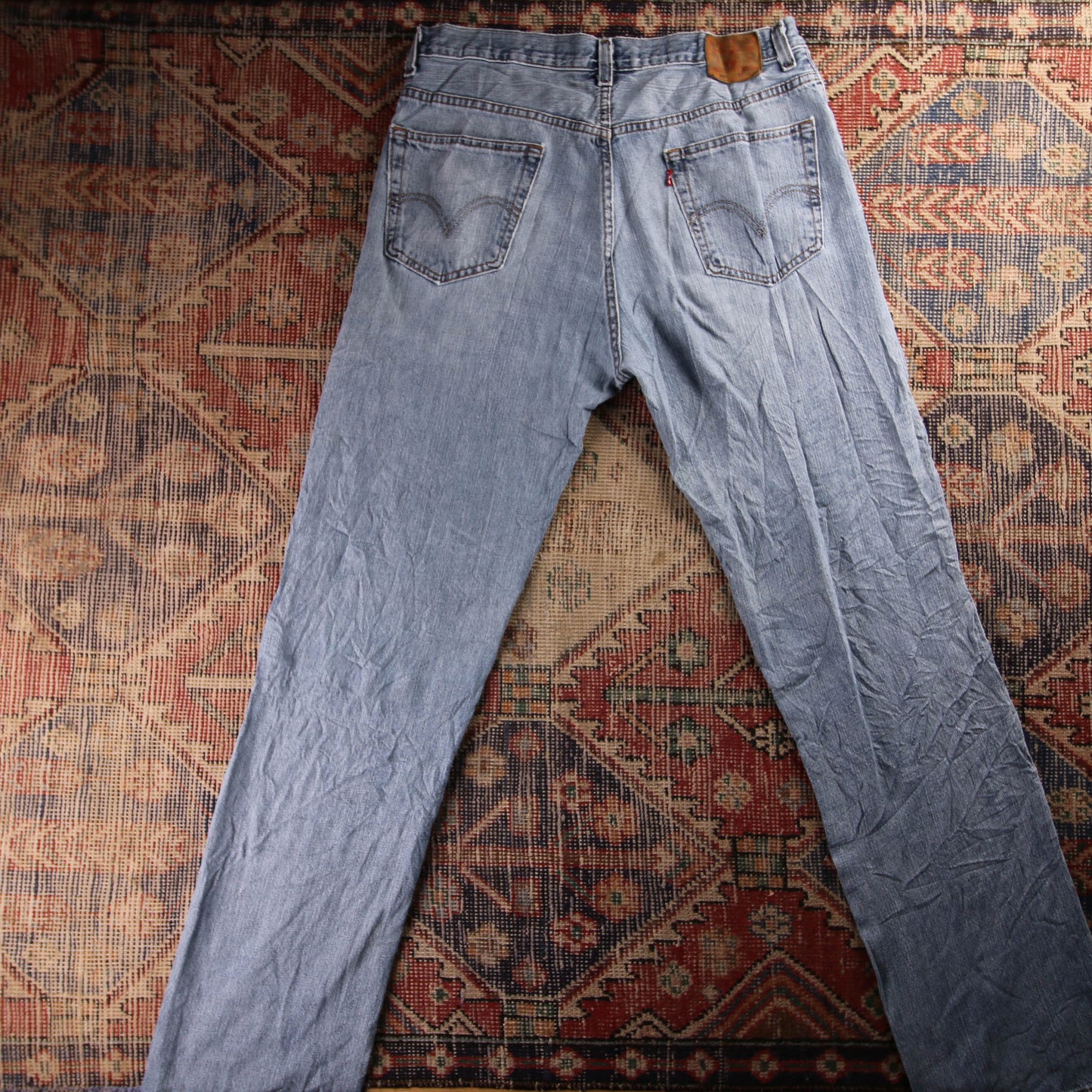 Levi's 559 Red Tab W36 L31 Straight Leg Relaxed Fit Blue Denim Jeans