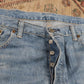 Levi's 501 W38 L34 Original Fit Blue Denim Jeans