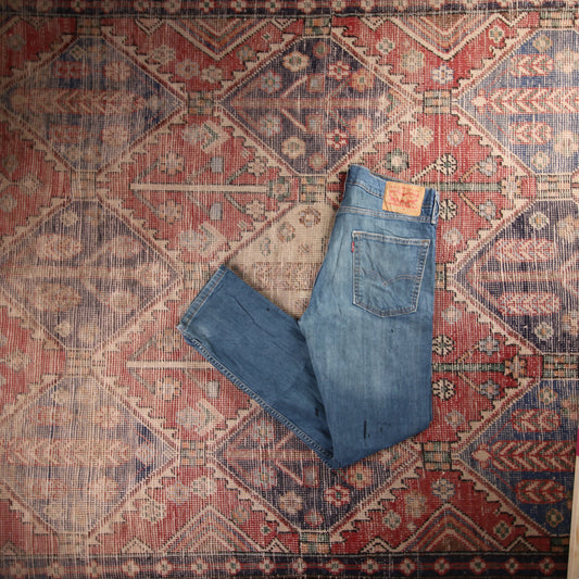 Levi's 511 Red Tab W32 L29 Slim Fit Blue Denim Jeans