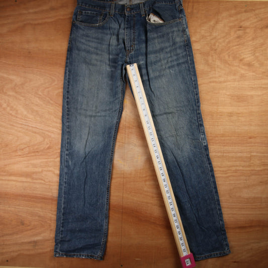 Levi's 559 Red Tab W36 L34 Straight Leg Relaxed Fit Blue Denim Jeans
