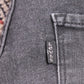 Levi's 314 W30 L29 Straight Leg Black Denim Jeans