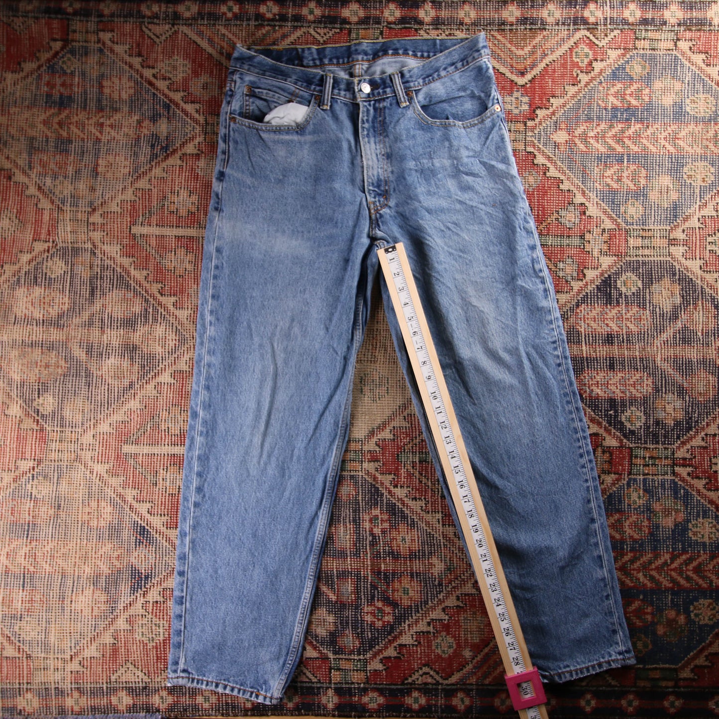 Levi's 560 Red Tab W34 L30 Comfort Fit Blue Denim Jeans