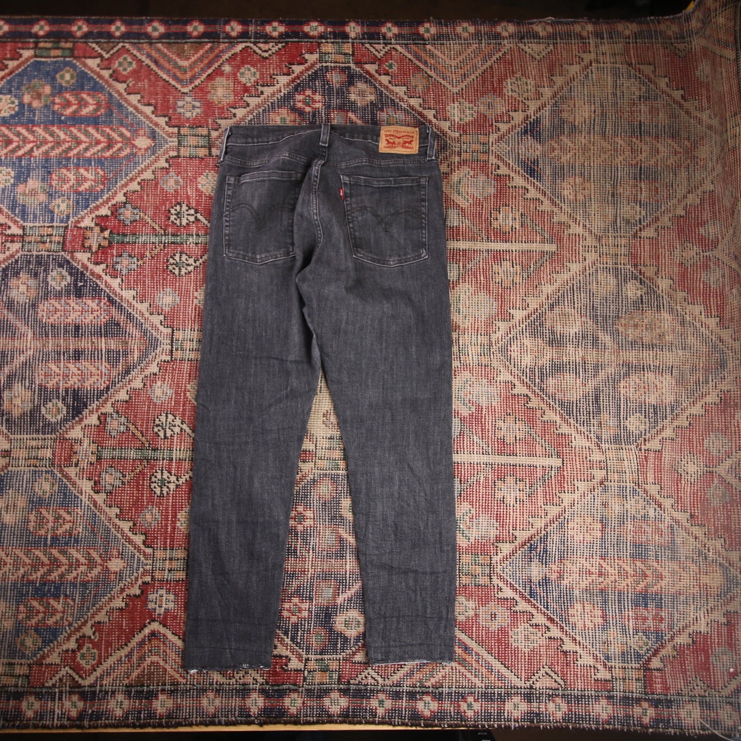 Levi's W30 L25 Skinny Black Denim Jeans