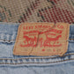 Levi's 527 W36 L24 Bootcut Distressed Style Blue Denim Jeans