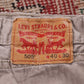 Levi's 505 W38 L28 Straight Leg Regular Fit Beige Denim Jeans