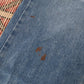 Levi's 505 W40 L30 Straight Leg Regular Fit Blue Denim Jeans