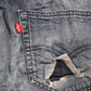 Levi's 539 Red Tab W34 L29 Straight Leg Blue Denim Jeans