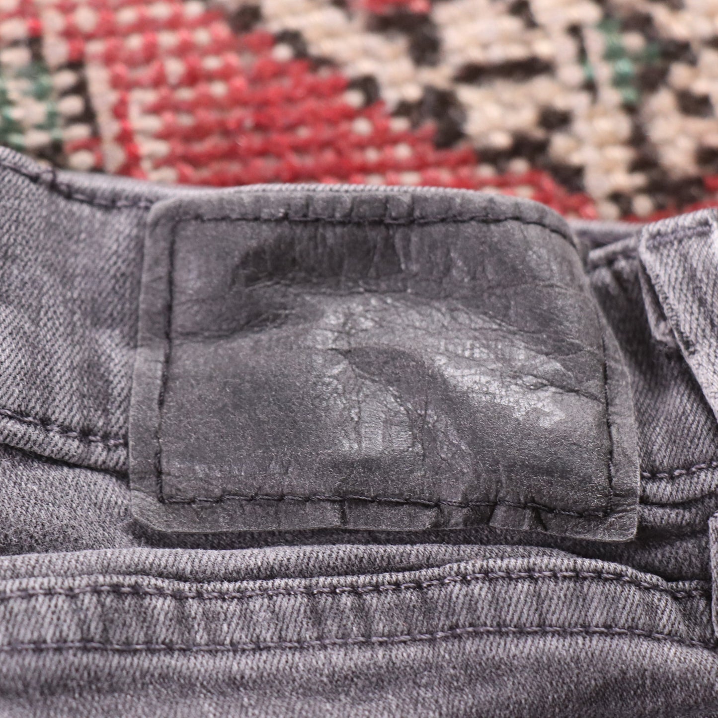 Levi's 710 Black Tab W28 L29 Super Skinny Grey Denim Jeans