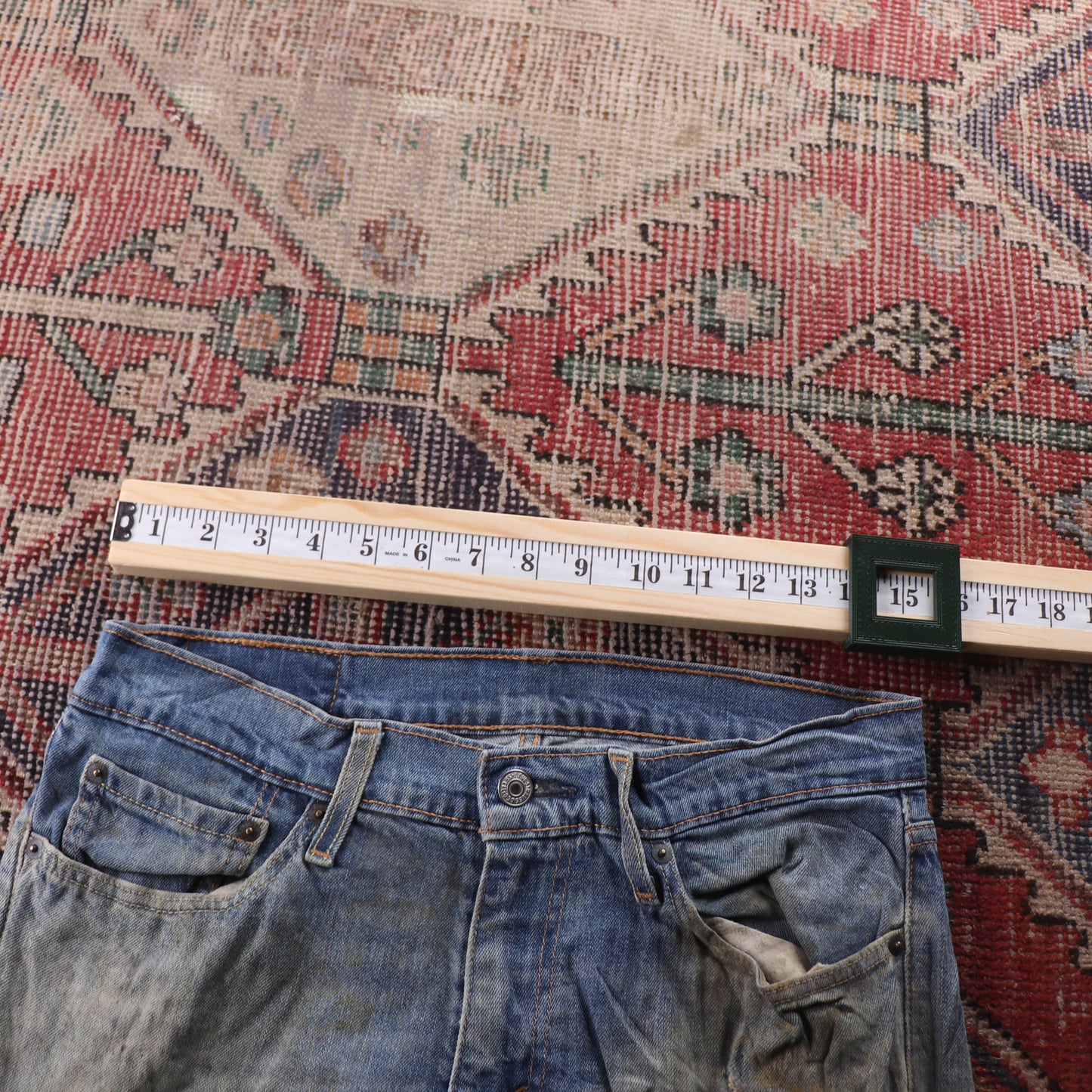 Levi's 532 Red Tab W30 L29 Straight Leg Blue Denim Jeans
