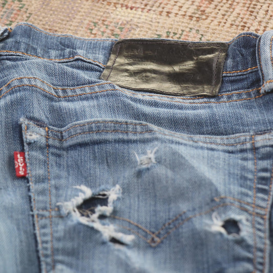 Levi's Red Tab W32 L32 Slim Straight Blue Denim Jeans