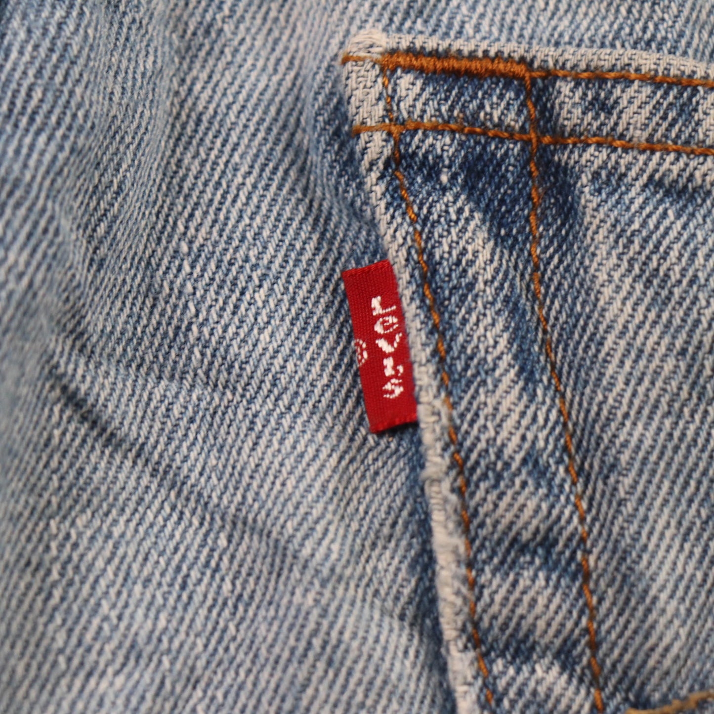 Levi's 505 Red Tab W32 L28 Straight Leg Regular Fit Blue Denim Jeans