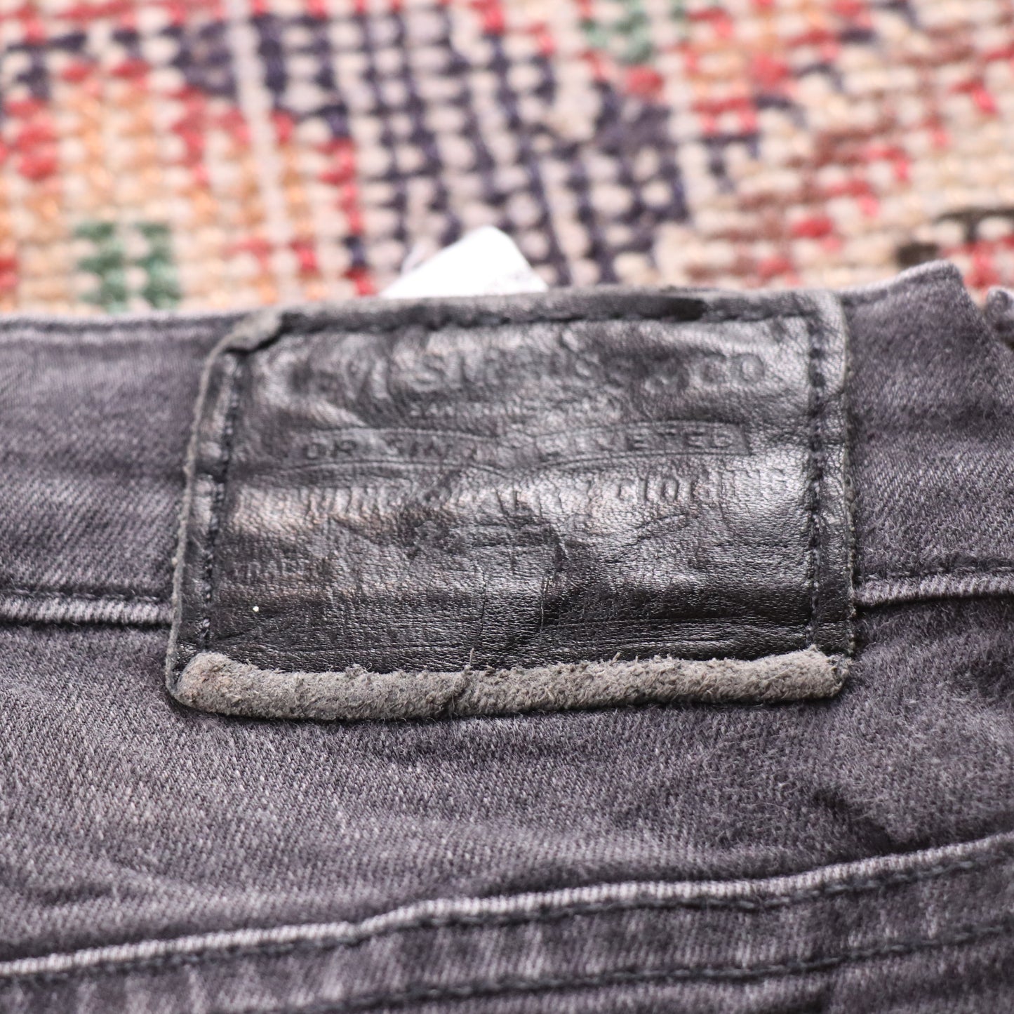 Levi's W26 L26 Skinny Black Denim Jeans