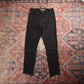 Levi's W26 L25 Skinny Classic Ripped Style Black Denim Jeans