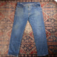 Levi's 505 W40 L30 Straight Leg Regular Fit Blue Denim Jeans