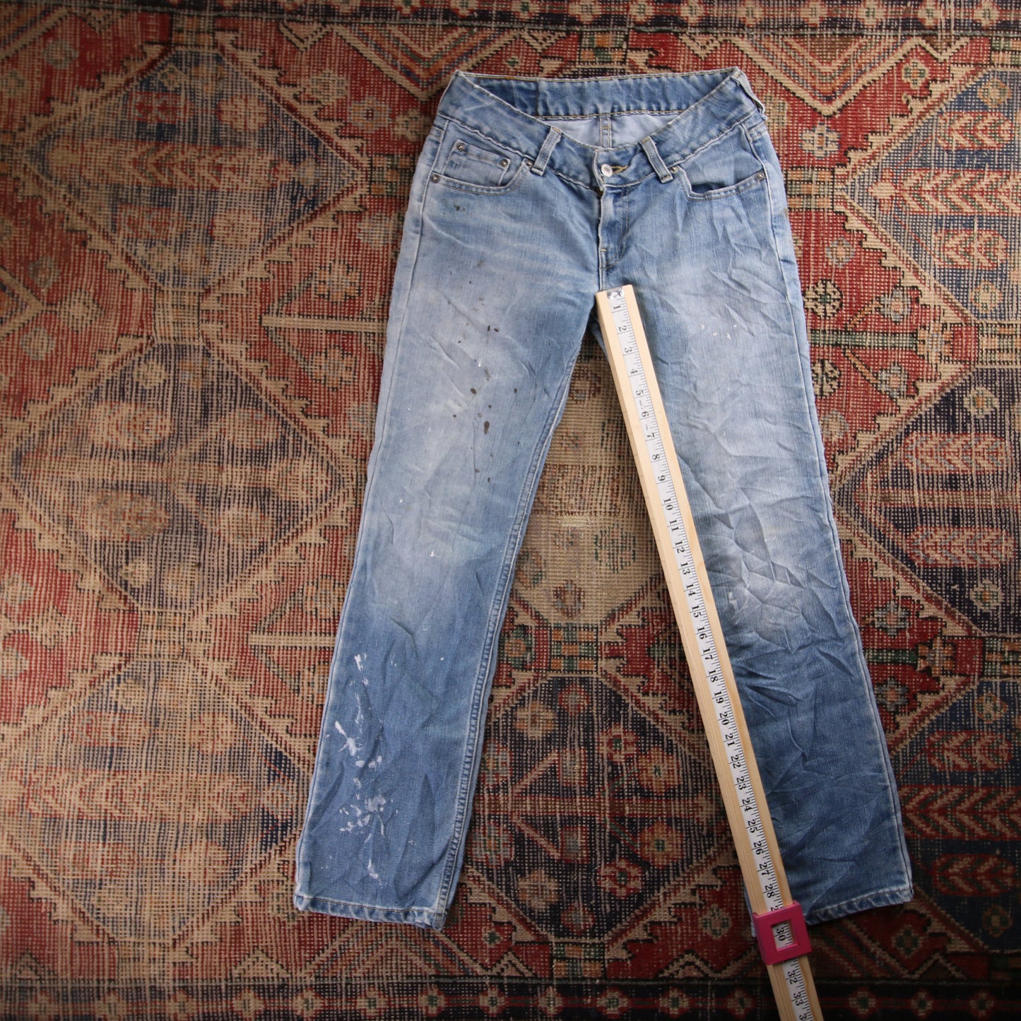 Levi's 187 Red Tab W30 L30 Straight Leg Blue Denim Jeans