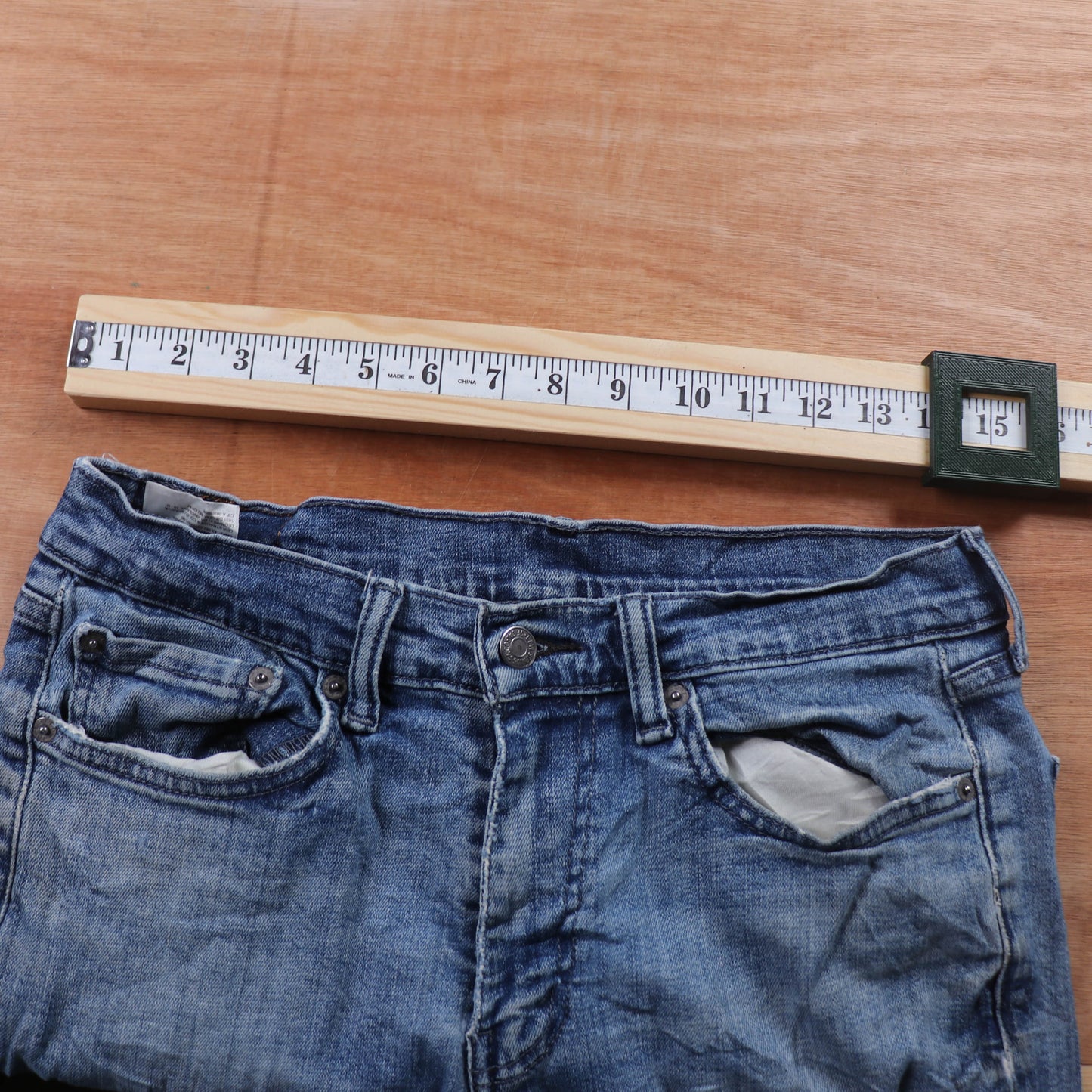 Levi's 505 Red Tab W30 L28 Straight Leg Regular Fit Blue Denim Jeans