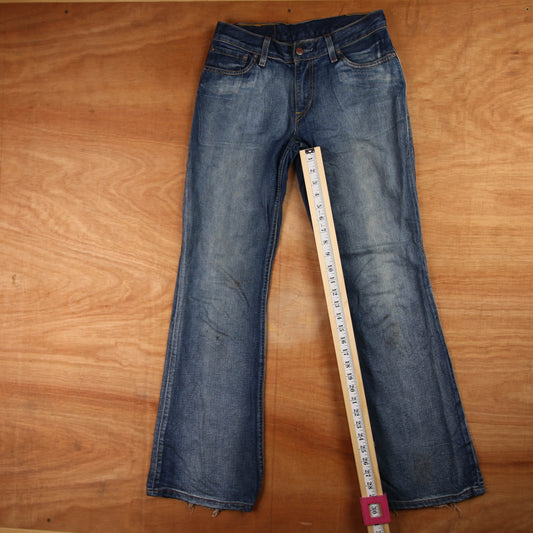 Levi's 114 Red Tab W30 L30 Bootcut Blue Denim Jeans