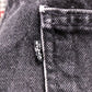 Levi's 505 Black Tab W36 L33 Straight Leg Regular Fit Classic Ripped Style Black
