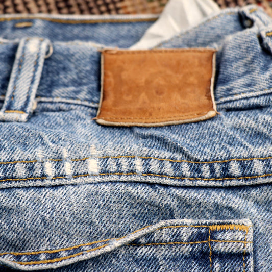 Lee W36 L32 Straight Leg Relaxed Fit Blue Denim Jeans