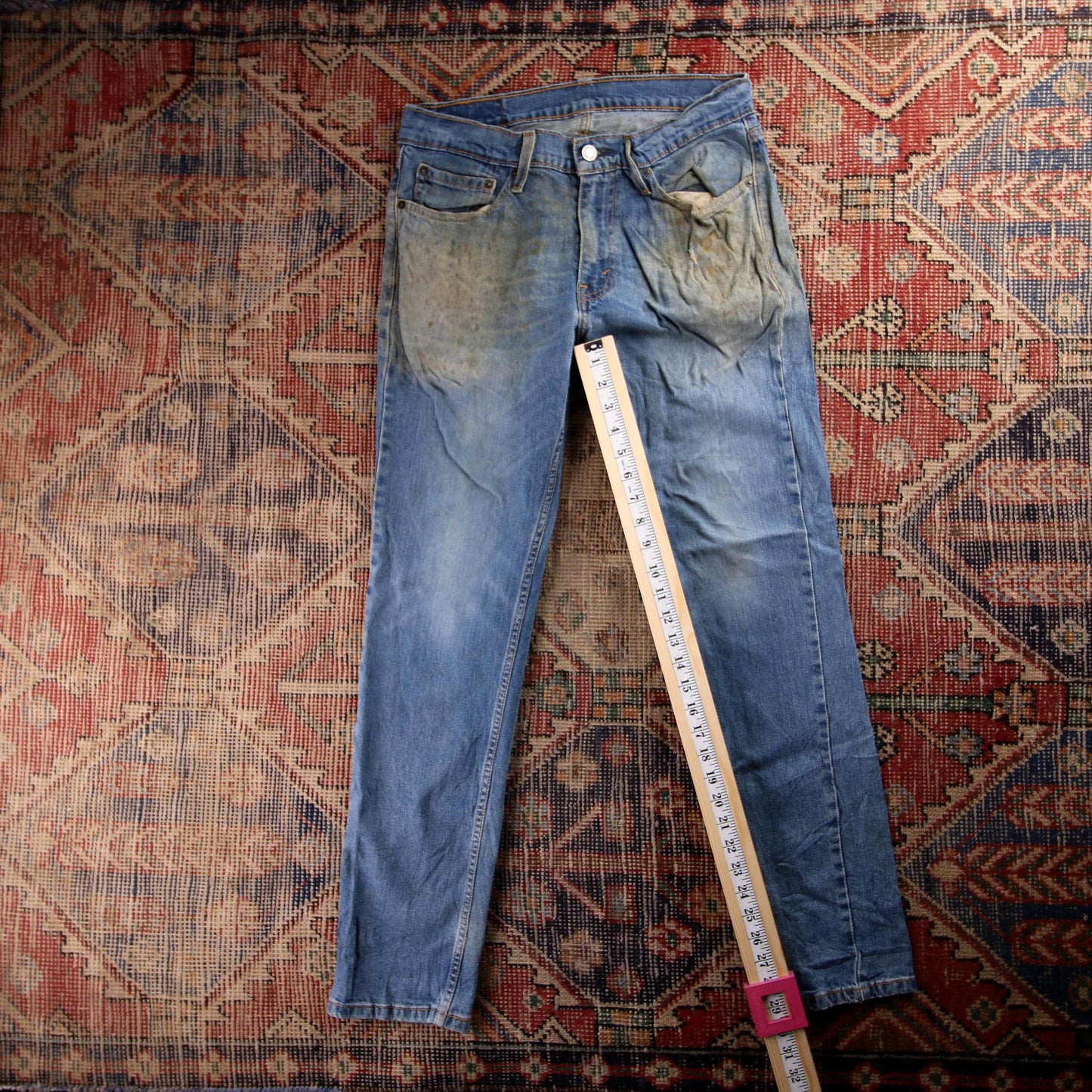 Levi's 532 Red Tab W30 L29 Straight Leg Blue Denim Jeans