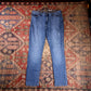 Lee W36 L28 Skinny Blue Denim Jeans