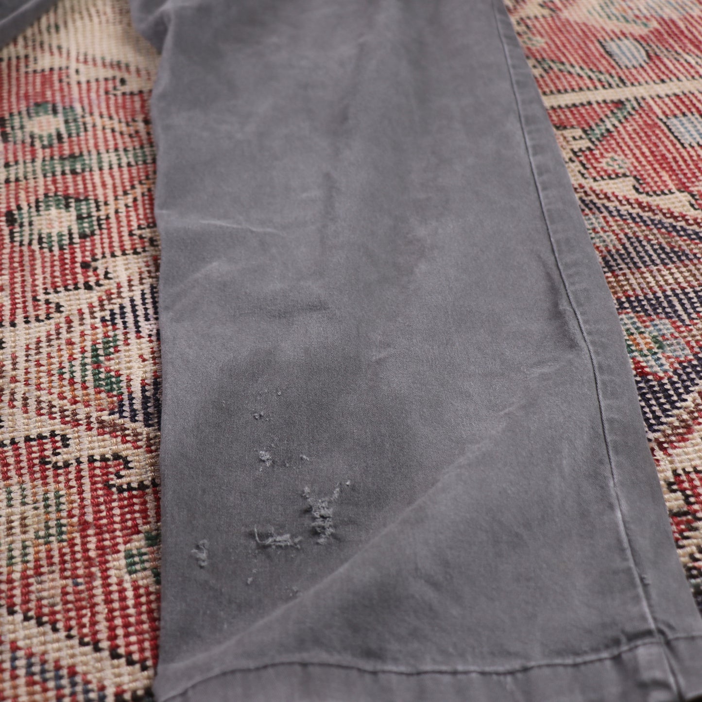Lee W36 L30 Straight Leg Regular Fit Grey Denim Trousers