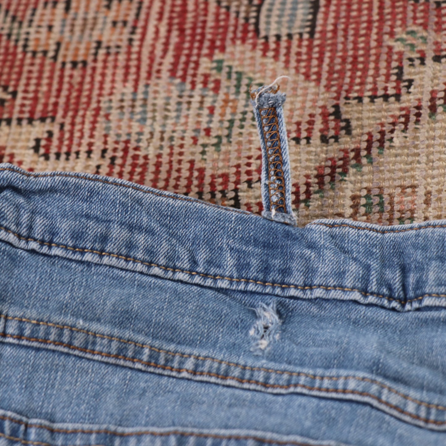 Wrangler W36 L31 Straight Leg Blue Denim Jeans