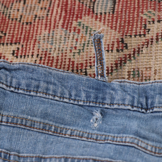 Wrangler W36 L31 Straight Leg Blue Denim Jeans