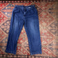 Lee W34 L28 Straight Leg Relaxed Fit Blue Denim Jeans