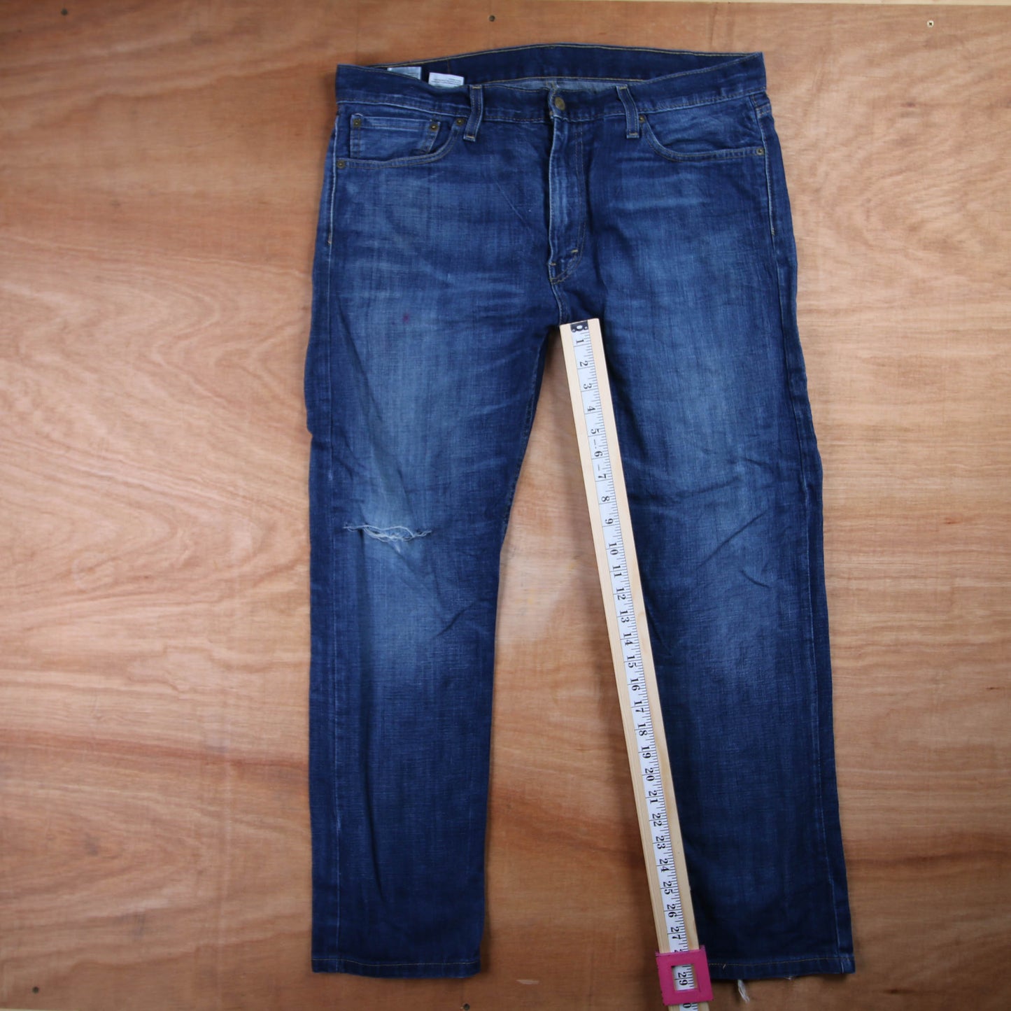 Levi's Red Tab W38 L29 Straight Leg Blue Denim Jeans