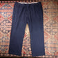 Dickies W46 L30 Straight Leg Blue Cotton Blend Trousers