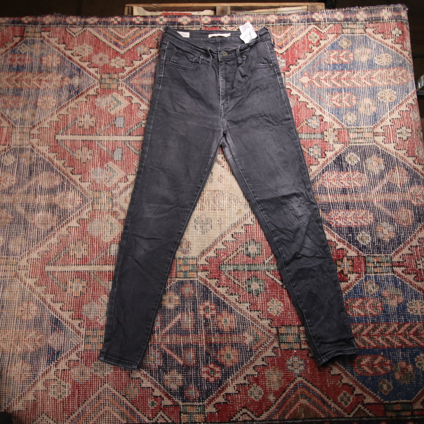 Levi's W26 L26 Skinny Black Denim Jeans