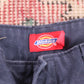 Dickies W26 L27 Straight Leg Blue Cotton Blend Trousers