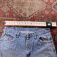 Wrangler W34 L30 Straight Leg Classic Ripped Style Blue Denim Jeans