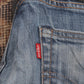 Levi's W28 L26 Straight Leg Blue Denim Jeans