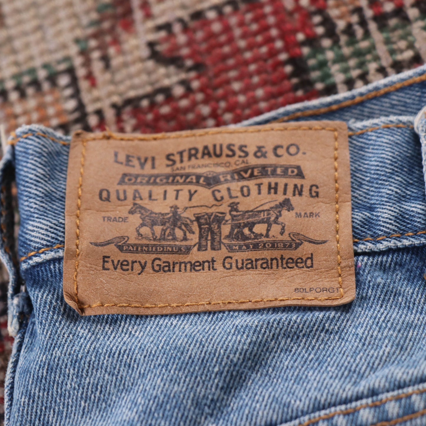 Levi's 511 Red Tab W34 L30 Slim Fit Blue Denim Jeans