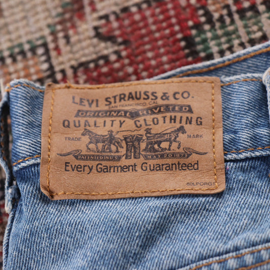 Levi's 511 Red Tab W34 L30 Slim Fit Blue Denim Jeans