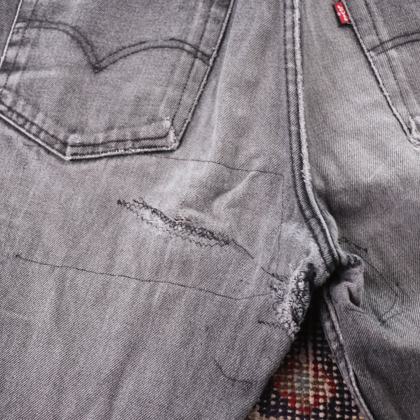 Levi's Red Tab W32 L32 Straight Leg Grey Denim Jeans